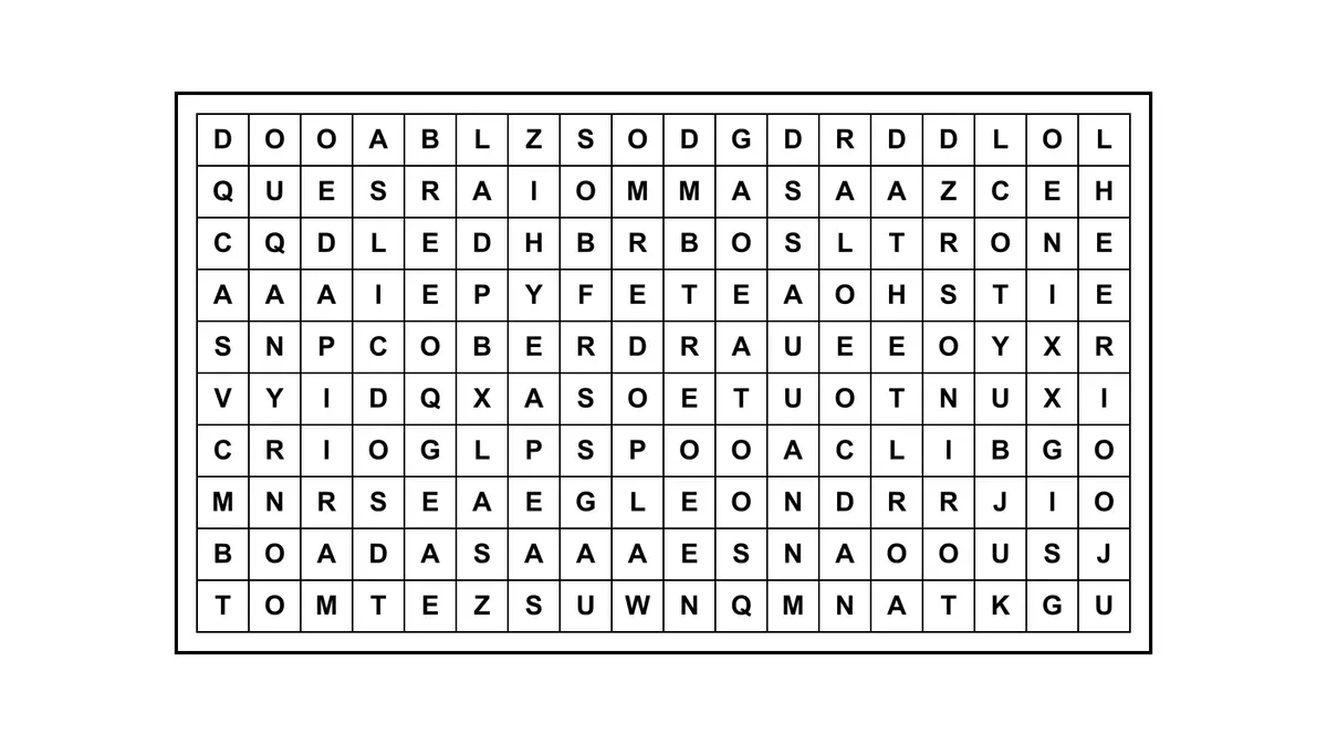 Encontrá la frase escondida en una sopa de letras con una cita célebre oculta