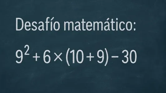 Desafío matemático: ¿en cuánto tiempo lo resolvés?