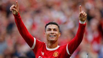 Cristiano Ronaldo volvió a Manchester United con un doblete.