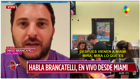Diego Brancatelli: Buscó una reacción y me siguió por todo el comercio
