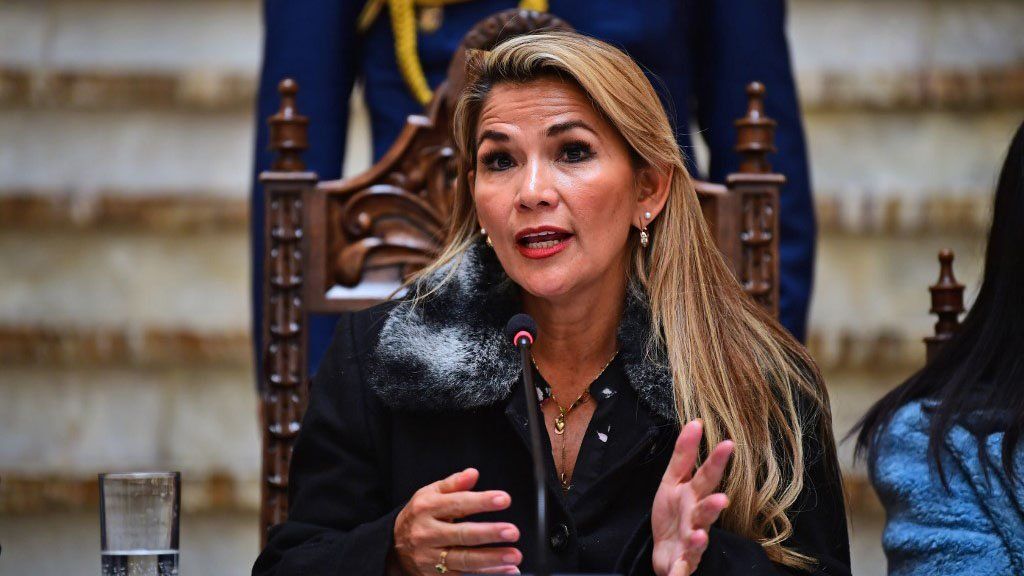 La expresidenta de Bolivia