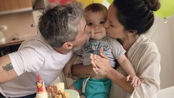 El increíble mensaje de Lourdes Sánchez por el primer cumple de Valentín