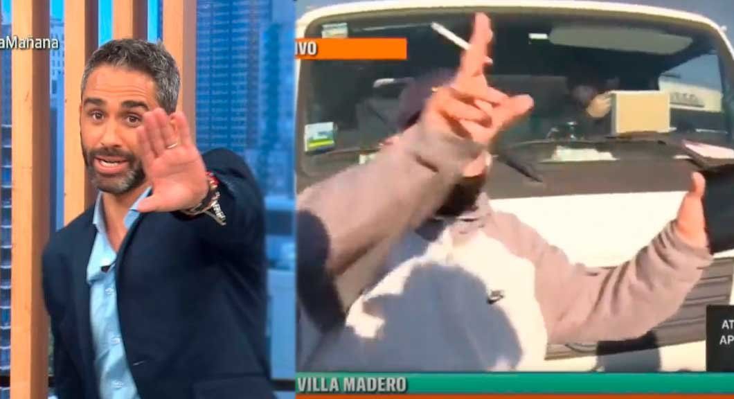 Tensión en un movil en vivo: Un hombre gritó que tenía coronavirus