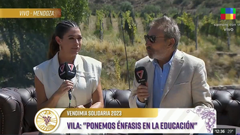 Daniel Vila sobre la diversidad política en la Vendimia Solidaria: Habla de un clima de convivencia