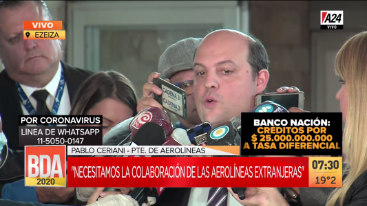 Aerolíneas programa 10 vuelos especiales para repatriar argentinos