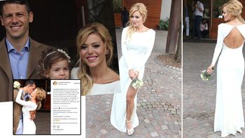 Romántico mensaje de Evangelina Anderson a dos años del casamiento con Martín Demichelis