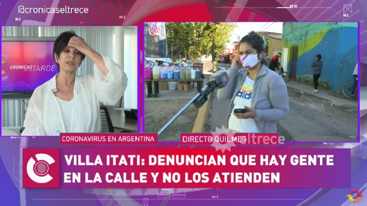 Mónica Gutiérrez enfrentó los comentarios por su pregunta a una mujer que se hizo viral