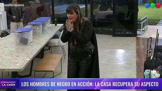 Sandra entró con cajas y trajo de vuelta los muebles a Gran Hermano 2024: A poner orden en esta casa