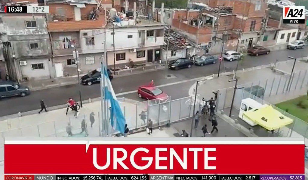 Video: trabajadores de ATE denuncian que una patota entró con palos durante una protesta