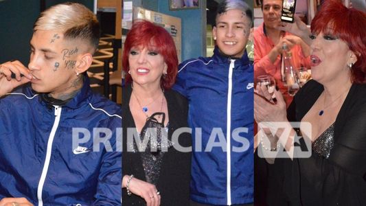 L-Gante estuvo presente en el festejo de cumpleaños de Silvia Peyrou: imágenes exclusivas