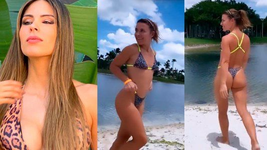 Mariana Brey posó en bikini ¿y le tiró un palito a Barby Franco?