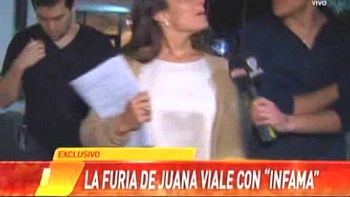 Mirá la furia de Juana Viale con Infama