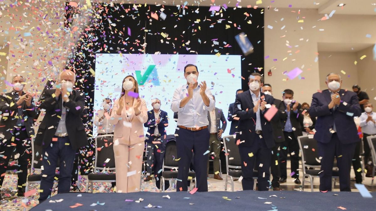 Acto de la alianza ECO+Vamos encabezada por el gobernador de Corrientes, Gustavo Valdés.