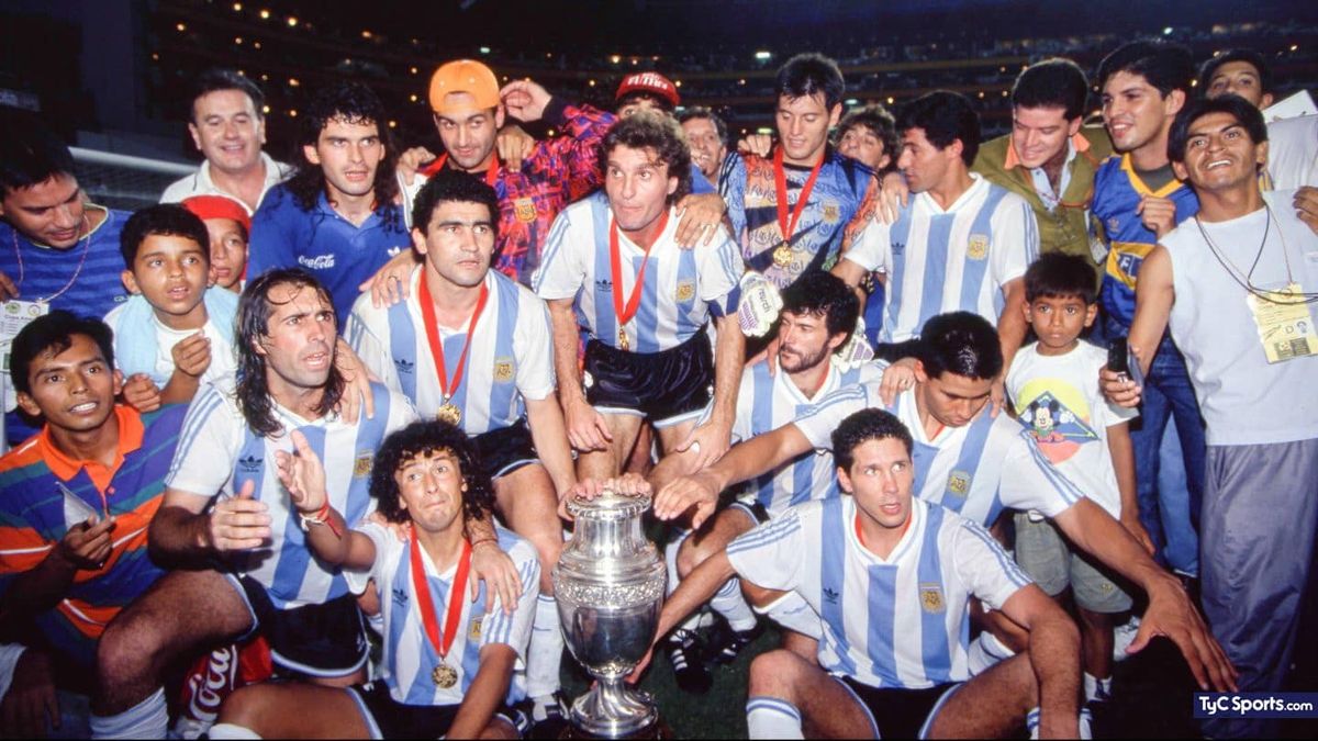 Argentina campeón Copa América 1993.