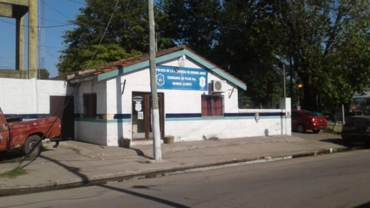 La comisaría de Manuel Alberti.&nbsp;