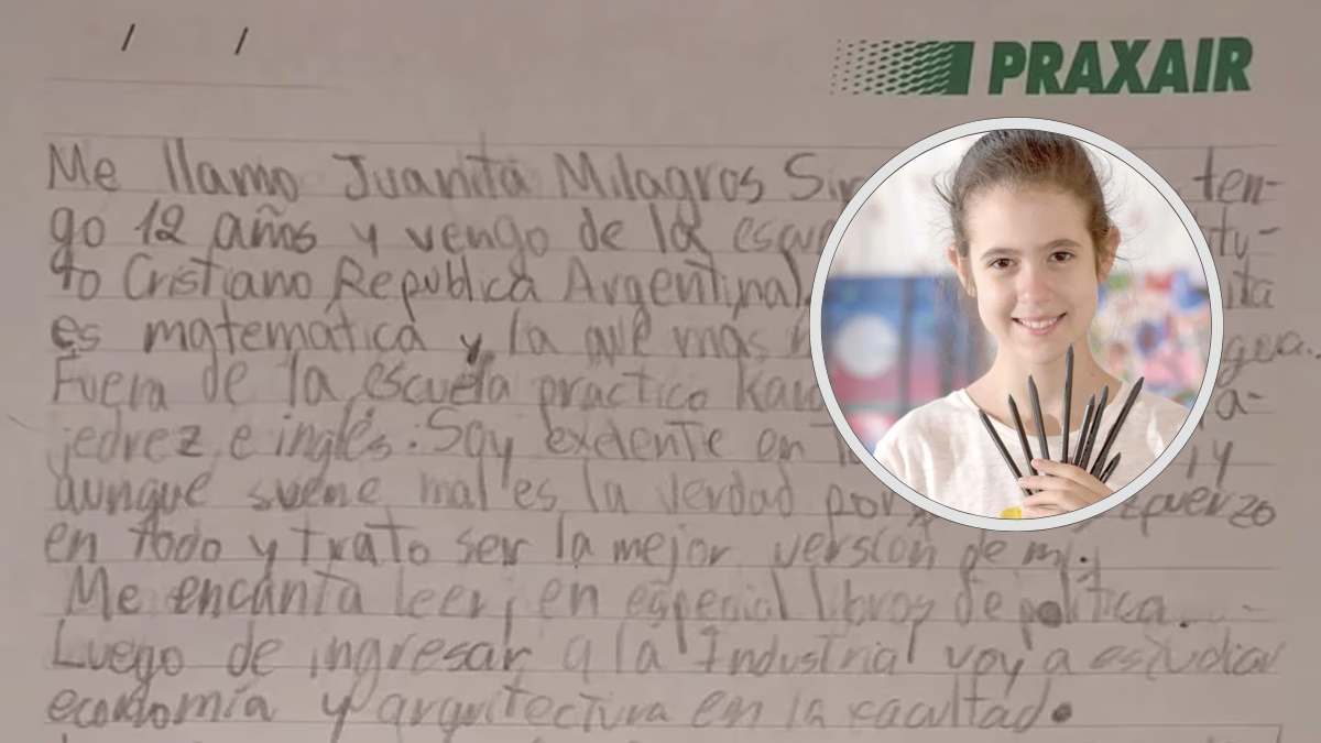 La conmovedora última carta que escribió Juanita