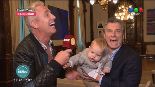 Marley y Mirko estuvieron con Mauricio Macri en la Casa Rosada