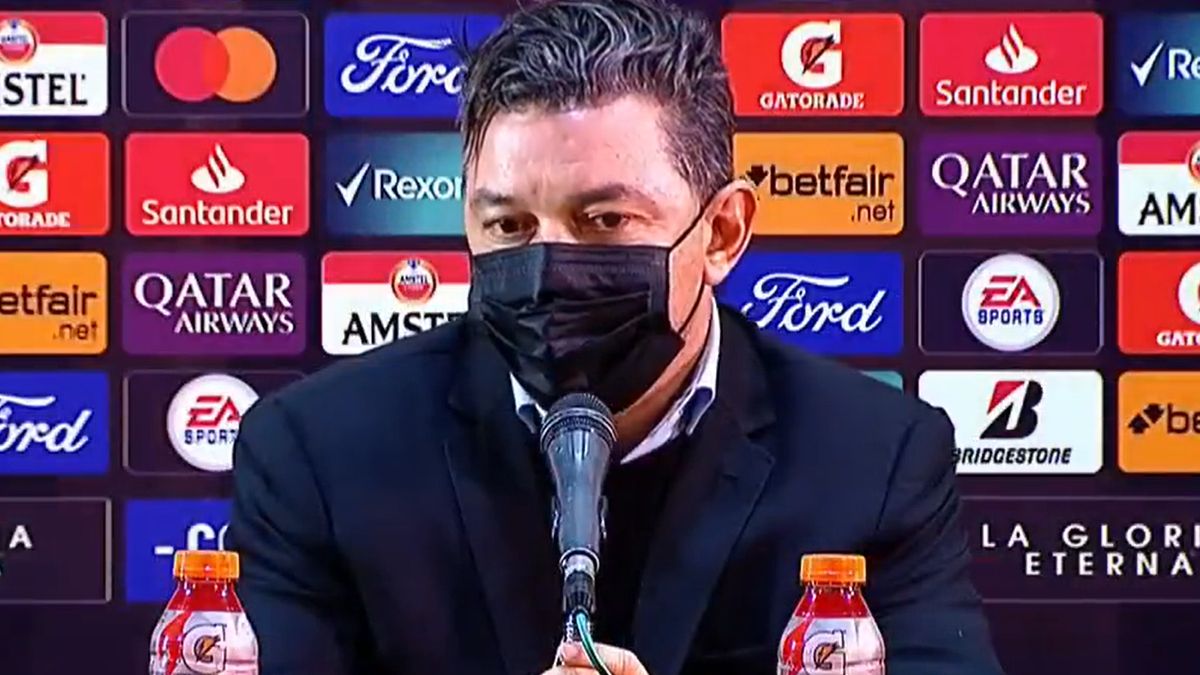 Marcelo Gallardo dio una conferencia de prensa como pocas veces se lo vio.