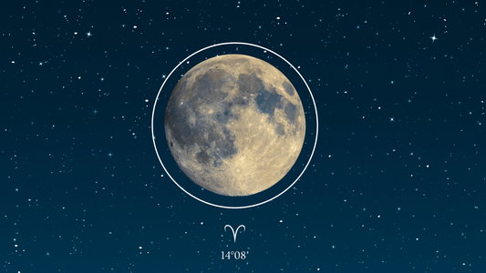 Luna llena en Aries: la noche donde vienen broncas viejas y el coraje para soltar lo que te pesa