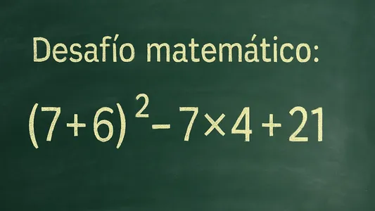 Desafío matemático: pocos logran resolverlo antes de los 10 segundos