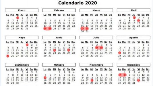 El Gobierno confirmó los feriados puente para el 2020