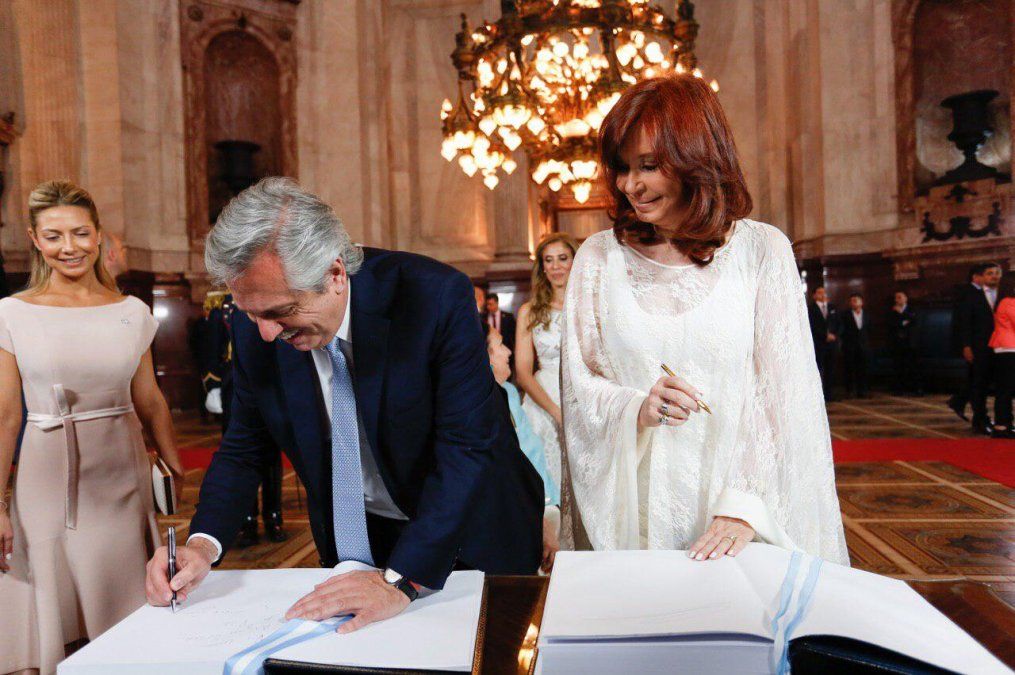 A Cristina, a sus padres, a Néstor y a Righi: los agradecimientos especiales de Alberto en su discurso