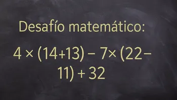 Desafío matemático: ¿en cuánto tiempo lográs resolverlo?