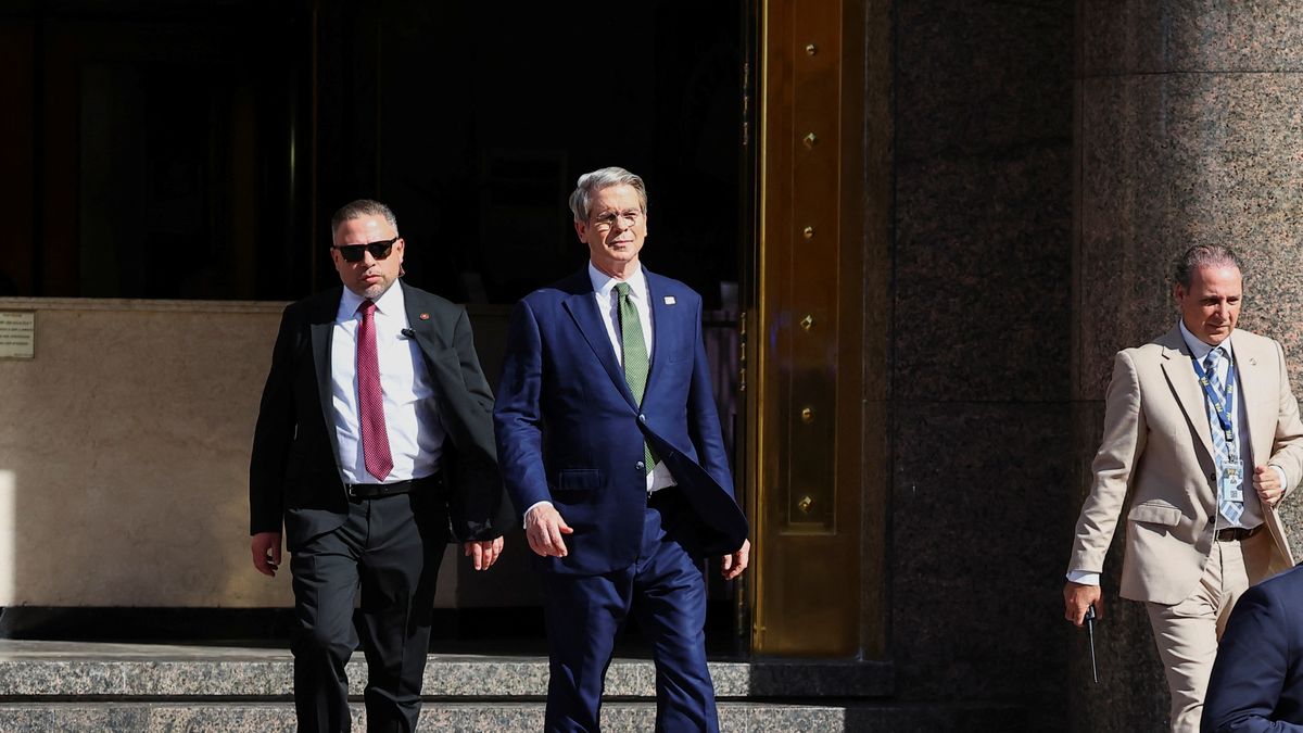 Bessent durante su visita en Argentina el pasado 14 de abril. (Foto: Reuters).