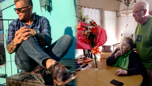 Fantino celebró con un mensaje para sus papás los 49 años de amor del matrimonio