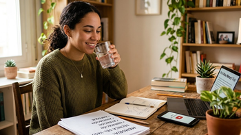 El truco del vaso de agua que se volvió viral para mejorar la memoria