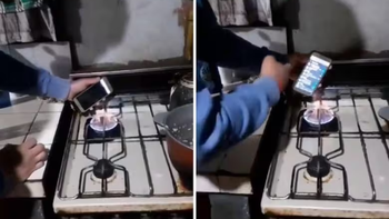 El increíble truco de la hornalla para revivir un celular que está muerto