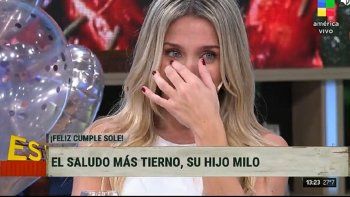 El llanto de Soledad Fandiño al ser sorprendida por un regalo de su hijo