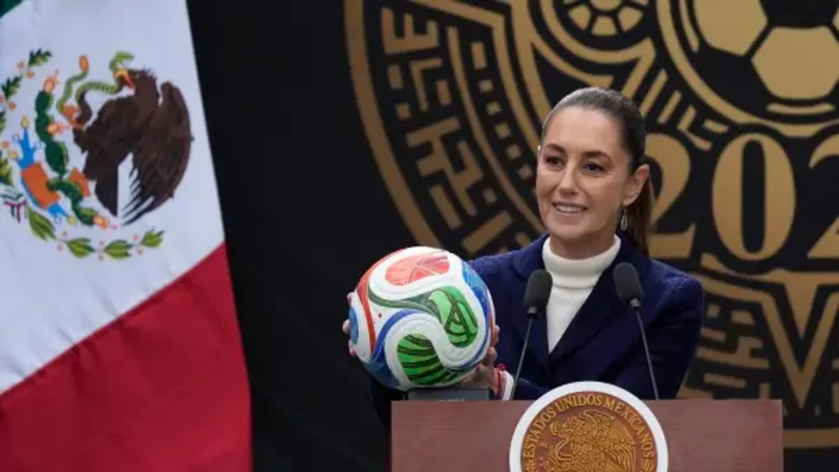 La presidenta de México prometió más seguridad durante el Mundial.&nbsp;