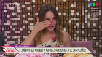 Verónica Lozano se emocionó al recibir una inesperada sorpresa al aire