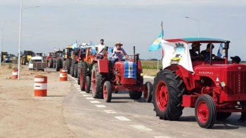 El tractorazo comenzó a las 8. El tractorazo comenzó a las 8.