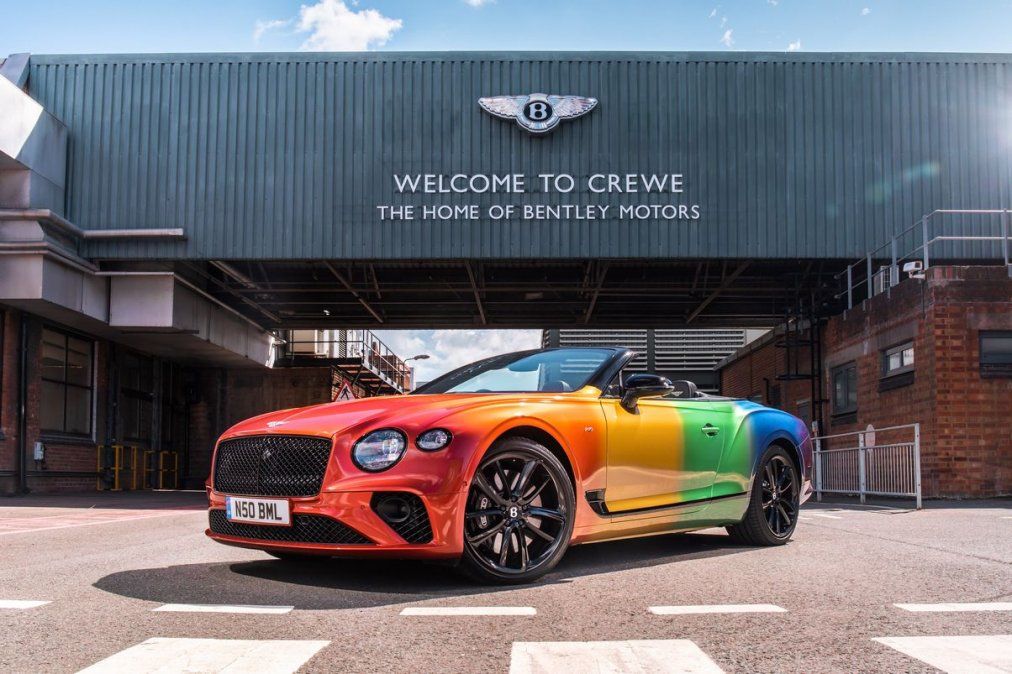 El auto Arcoíris de Bentley