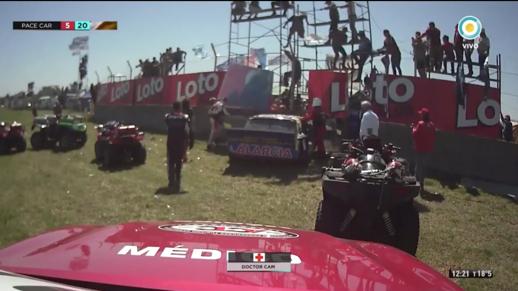 TC Pista: brutal accidente de Germán Todino en la carrera de Paraná