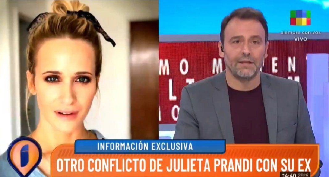 Nuevo escándalo de Julieta Prandi con su exmarido: Sus hijos fueron abandonados en la puerta de su casa por su padre