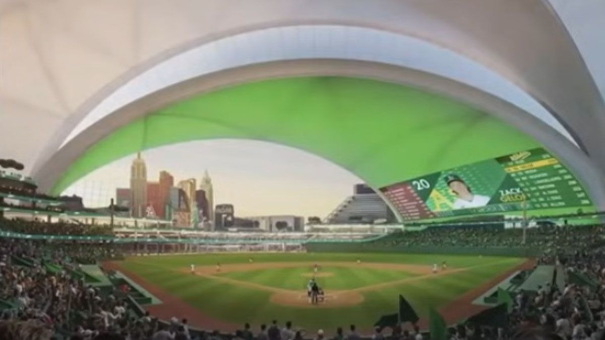 El nuevo estadio ser&aacute; de m&aacute;ximo lujo, tendr&aacute; restaurantes, paseos y tambi&eacute;n casinos para apostar (Foto: captura de TV).