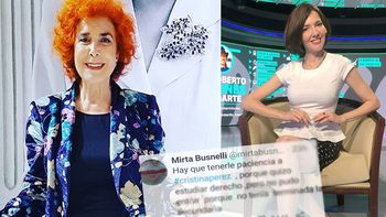 Mirtha Busnelli apuntó contra Cristina Pérez pero se equivocó y no se lo perdonaron