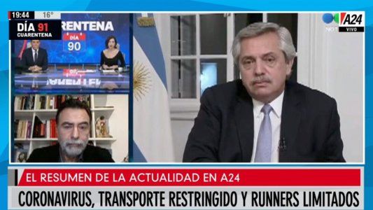 Resumen del día de A24: coronavirus, transporte restringido y runners limitados