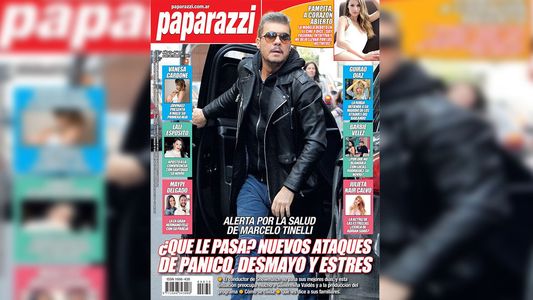 Marcelo Tinelli se enojó por la tapa de Paparazzi: negó tener ataques de pánico