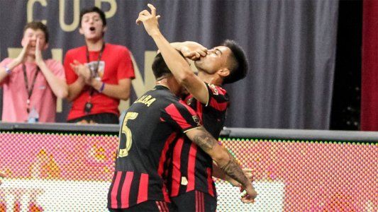 Nostalgia riverplatense: el Pity Martínez marcó su primer gol en Estados Unidos