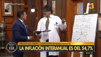 Dante Seco le puso humor en Polémica en el bar al 4.7% de inflación de marzo