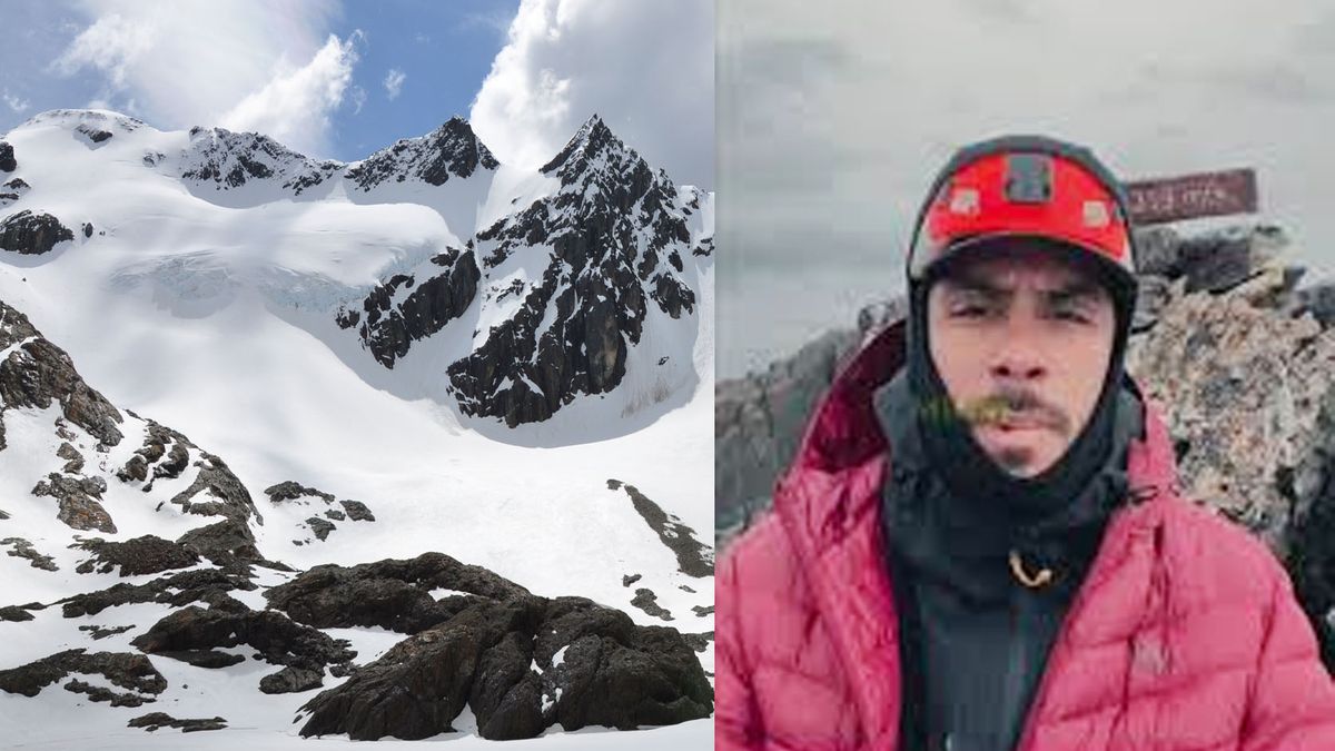 Cómo fue que muerieron dos montañistas en un glaciar de Ushuaia. (Foto: A24.com)