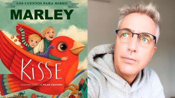 Marley presentó la tapa de su primer libro: Kisse (Los cuentos para Mirko)