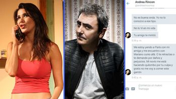 Los mensajes de Andrea Rincón y Eduardo De la Puente a un periodista