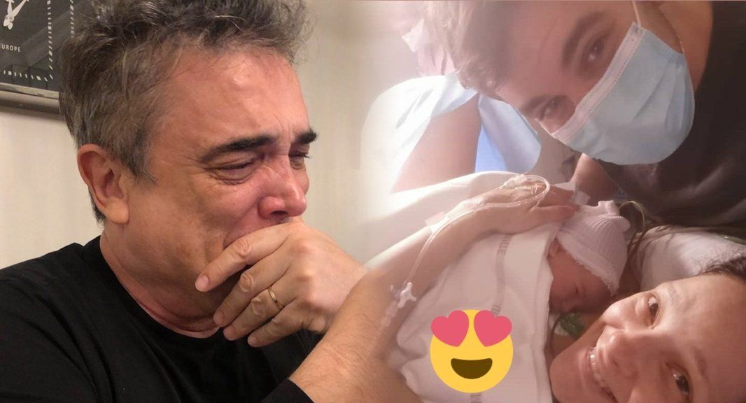 Las lágrimas y la emoción de Nito Artaza al enterarse que su hija dio a luz en Francia