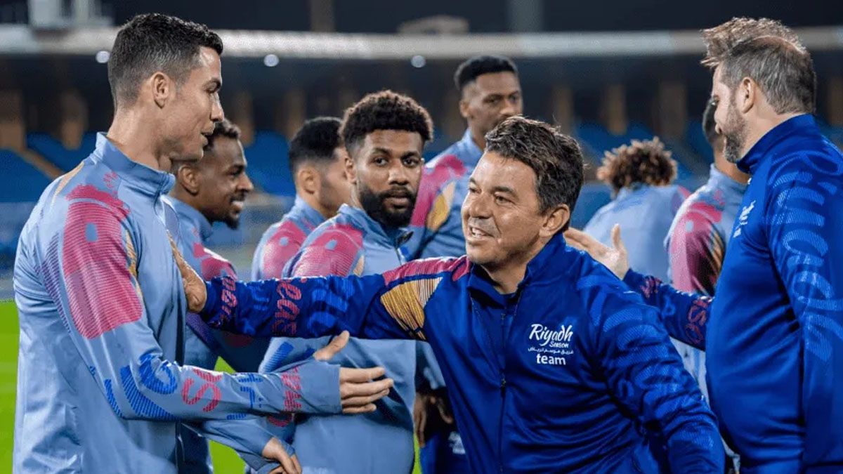 Marcelo Gallardo será el DT del equipo de Cristiano Ronaldo, que enfrentará al PSG de Lionel Messi.