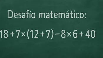 La regla esencial para resolver este desafío matemático es conocido como PEMDAS (por sus siglas en inglés) o jerarquía de operaciones.